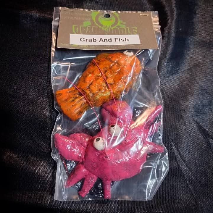 Crab and fish (set of two)