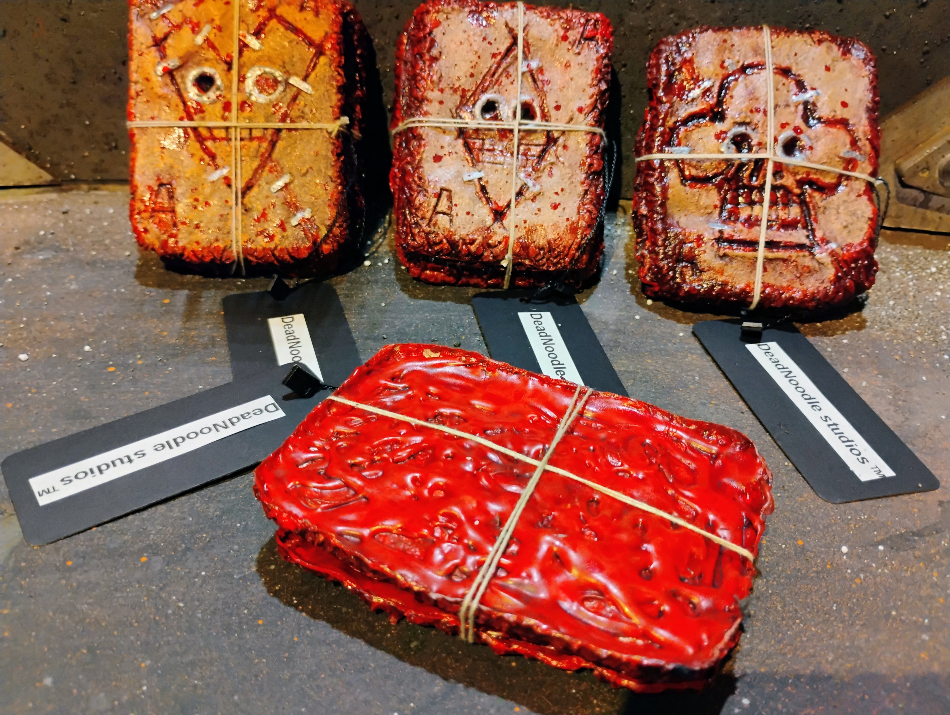 Royal Flesh Playing card prop (set of four)